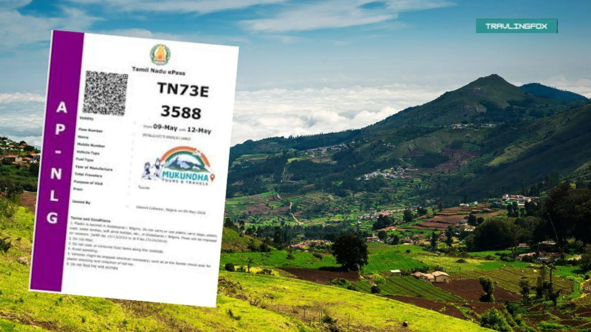 Epass for Kodaikanal
